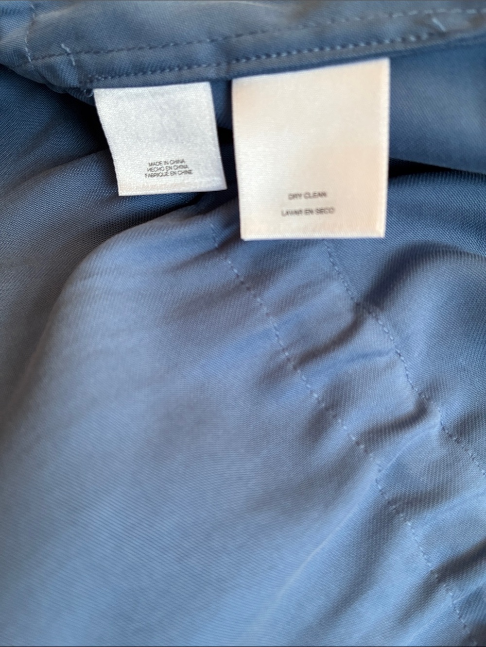 Anne Klein Light Blue Drawstring Utility Jacket Size Small - Picture 6 of 6